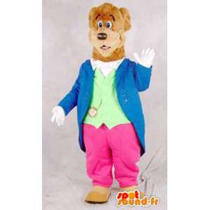 Mascotte de déguisement ours brun pour adulte - MASFR005429 - Mascotte d'ours