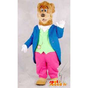 Brown traje mascota de peluche para adultos - MASFR005429 - Oso mascota