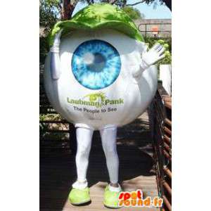 Mascot vorm van reusachtige blauwe ogen. eye Costume - MASFR005527 - Niet-ingedeelde Mascottes