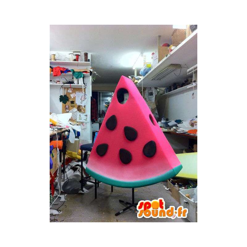 Mascot shaped piece of watermelon - MASFR005536 - Fruit mascot