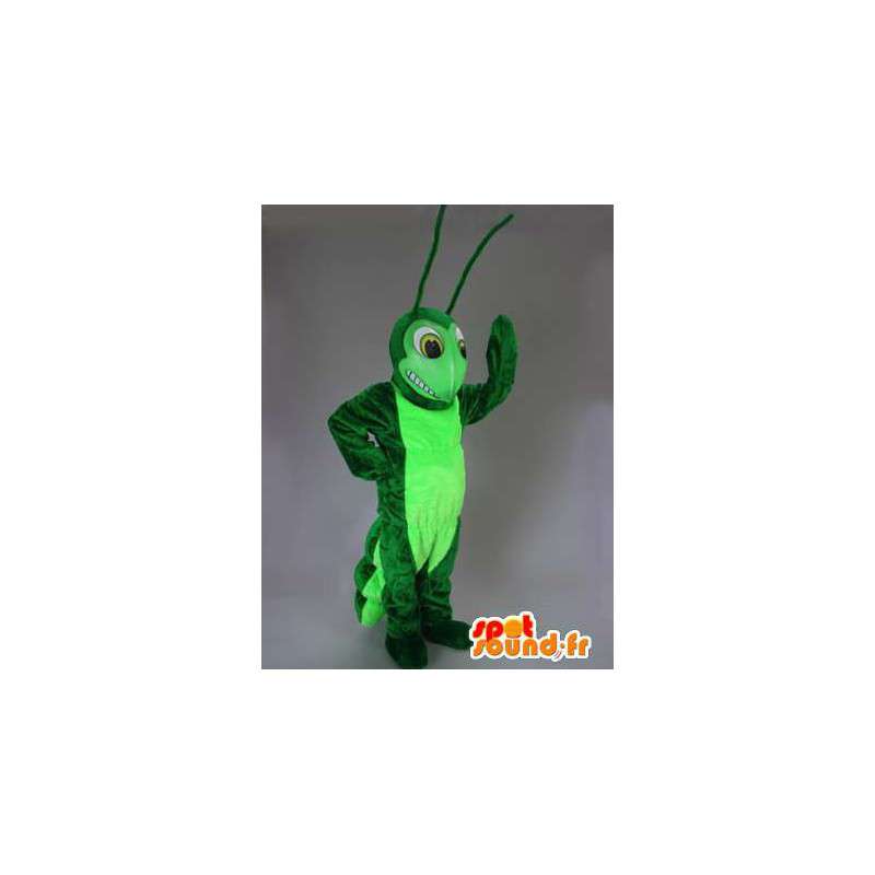 Two-tone groene rups mascotte - MASFR005542 - mascottes Insect