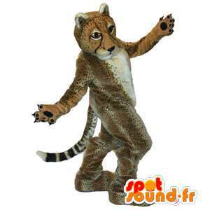 Mascotte de jaguar. Costume de léopard - MASFR005592 - Mascottes Tigre