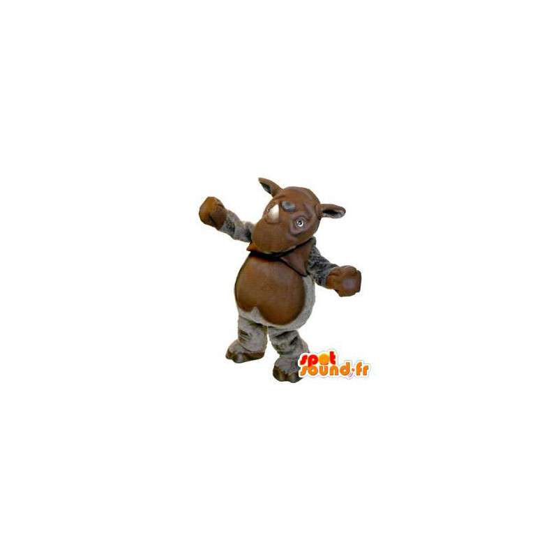 Mascot neshorn grå og brun - MASFR005594 - jungeldyr