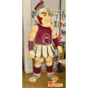 Gladiator mascot in traditional dress - MASFR005628 - Mascots of soldiers