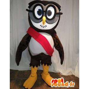 Mascot gafas de búho. Búhos de Vestuario - MASFR005629 - Mascota de aves