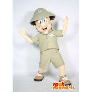 Mascot zookeeper, explorer - MASFR005658 - Human mascots