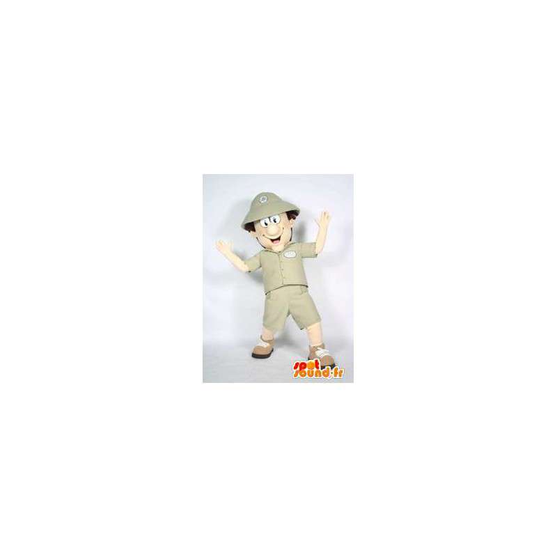 Mascotte de gardien de zoo, d'explorateur - MASFR005658 - Mascottes Homme