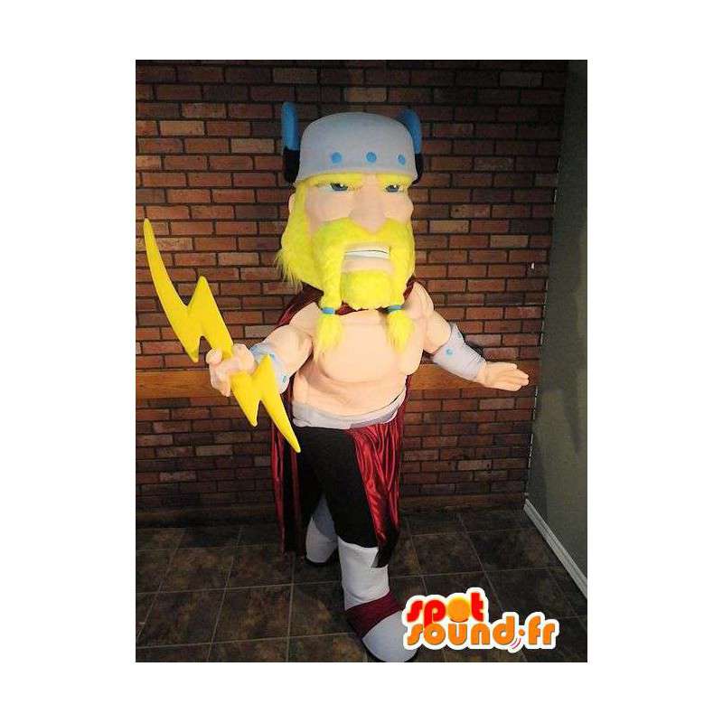 Mascot av Zevs, guden for himmelen. Costume Zeus - MASFR005714 - superhelt maskot