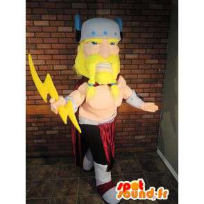 Mascot av Zevs, guden for himmelen. Costume Zeus - MASFR005714 - superhelt maskot