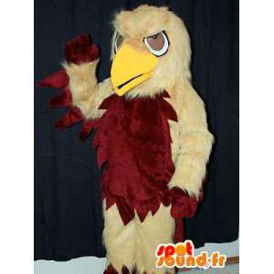 Mascot licht geel en bruin eagle - MASFR005720 - Mascot vogels