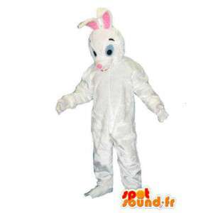 Gigante mascotte coniglio bianco. Coniglio costume bianco - MASFR005727 - Mascotte coniglio