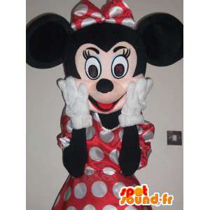 Minnie maskot, känd vän till Disneys Mickey - Spotsound maskot