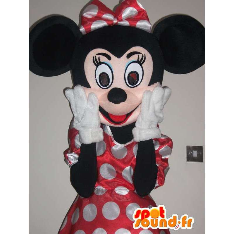 Minnie maskot, berømte kjæreste Mickey Disney - MASFR005740 - Mikke Mus Maskoter