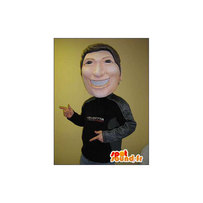 Mascot uomo vestito con una Mondetta sport - MASFR005753 - Umani mascotte