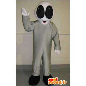 Mascot fremmed, grå ekstra bakkenett. Alien Costume - MASFR005758 - utdødde dyr Maskoter
