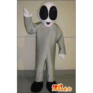 Mascotte d'alien, d'extra terrestre gris. Costume d'alien - MASFR005758 - Mascottes animaux disparus