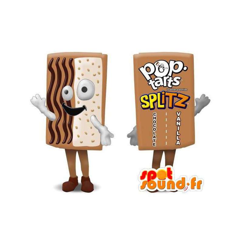 Pop tarts mascot cake. Costume Pop tarts - MASFR005771 - Mascots of pastry