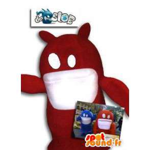 Red monster mascot Blob. Monster Costume - MASFR005786 - Monsters mascots