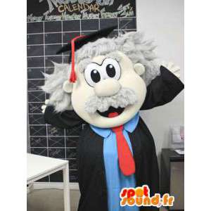 Professor mascote. Costume de pós-graduação - MASFR005797 - Mascotes homem