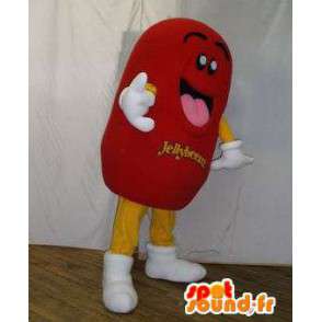 巨大な赤いキャンディーのマスコット。キャンディコスチューム-MASFR005809-ファストフードマスコット