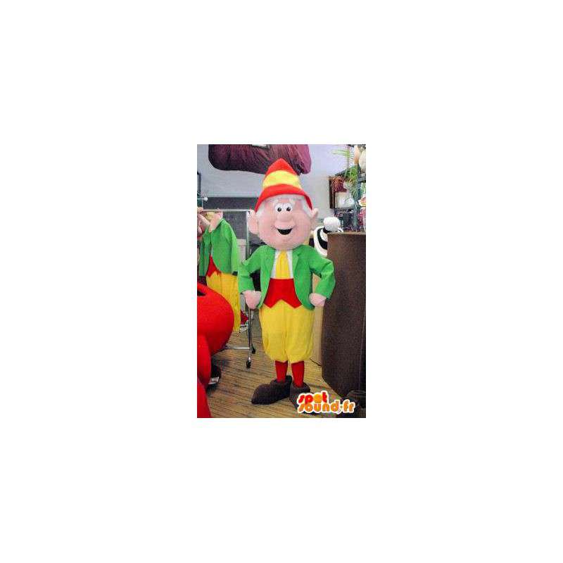 Mascot elf multicolorida. Costume Leprechaun - MASFR005814 - Mascotes Natal