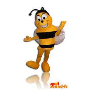 Mascot bee black and yellow. Bee costume - MASFR005682 - Mascots bee