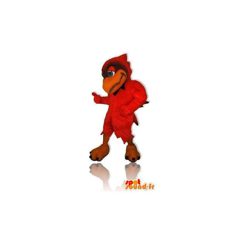 Red Bird mascotte formato gigante. Uccello costume - MASFR005683 - Mascotte degli uccelli