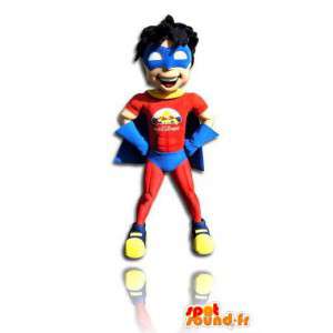 Drengemaskot klædt som en superhelt - Spotsound maskot