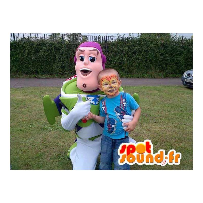 Maskot Buzz Lightyear, která je známá postava z Toy Story - MASFR005737 - Toy Story Maskot