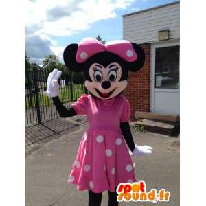 Minnie maskotti, kuuluisa tyttöystävä Mickey Disney - MASFR005738 - Mikki Hiiri Maskotteja