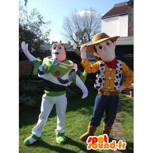 Mascot av Woody og Buzz Lightyear, Toy Story tegn - MASFR005747 - Toy Story Mascot