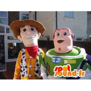 De Mascotte van Woody en Buzz Lightyear, Toy Story karakters - MASFR005747 - Toy Story Mascot