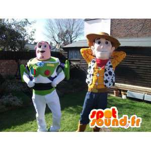 Mascot Woody og Buzz Lightyear, Toy Story-figurer - Spotsound