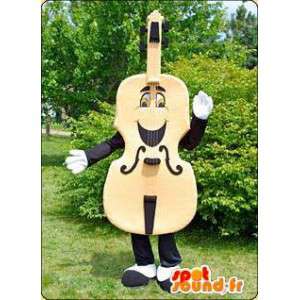 Mascot violino, gigante dei bassi. Violino Costume - MASFR005933 - Mascotte di oggetti