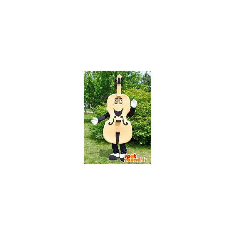 Mascot violino, gigante dei bassi. Violino Costume - MASFR005933 - Mascotte di oggetti