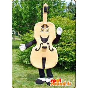 Violino mascote, baixo gigante. Costume Violin - MASFR005933 - objetos mascotes