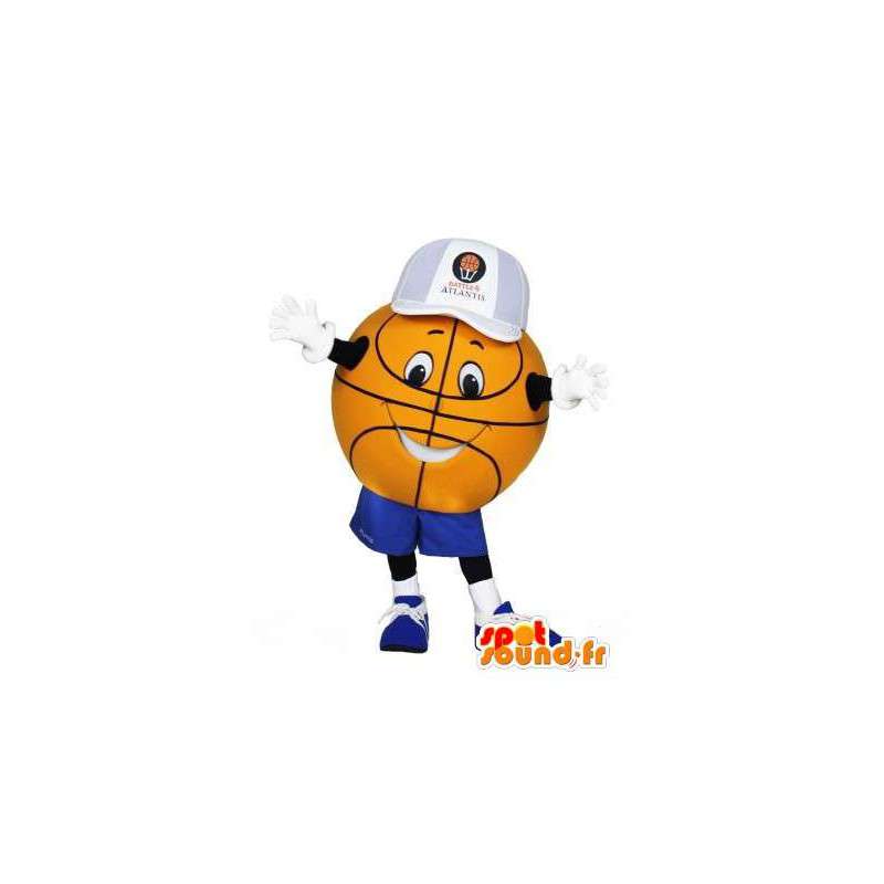 Mascotte de ballon de basket géant. Costume de ballon de basket - MASFR005947 - Mascotte sportives