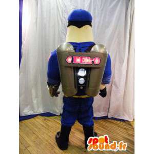 El hombre de la mascota con un jet pack. - MASFR005955 - Mascotas humanas