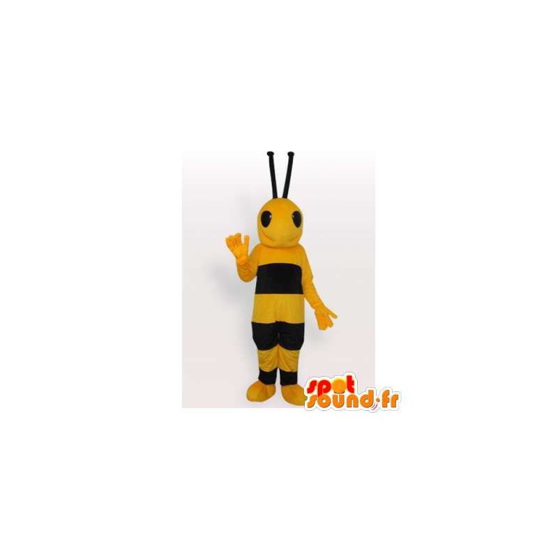 Purchase Mascot bee yellow and black. Costume wasp in Mascots bee