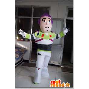 Mascot Buzz Lightyear, berømt karakter fra Toy Story -