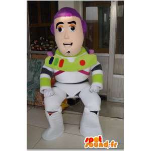 Mascot Buzz Lightyear, berömd karaktär från Toy Story -