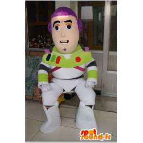 Mascot Buzz Lightyear, berømt karakter fra Toy Story -