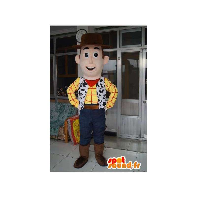 Maskot af Woody, berømt cowboy fra Toy Story-tegneserien -
