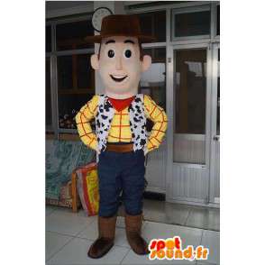 Maskot af Woody, berømt cowboy fra Toy Story-tegneserien -