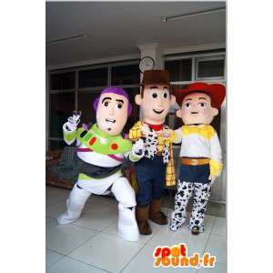 Maskot Woody, Buzz Lightyear och Jessie, Toy Story - Spotsound