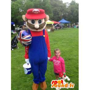 Mascot Mario, el famoso personaje de videojuego - MASFR006045 - Mario mascotas