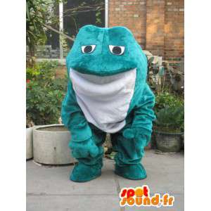 Mascotte reusachtige groene pad. Toad Kostuum - MASFR006061 - Kikker Mascot