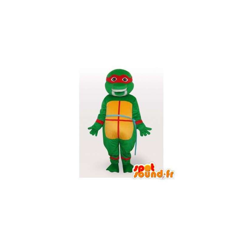 Ninja schildpad mascotte, beroemd cartoonschildpad - MASFR006063 - Turtle Mascottes