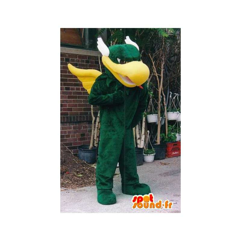 Mascot groen en geel griffin. Costume Griffin - MASFR005825 - uitgestorven dieren Mascottes