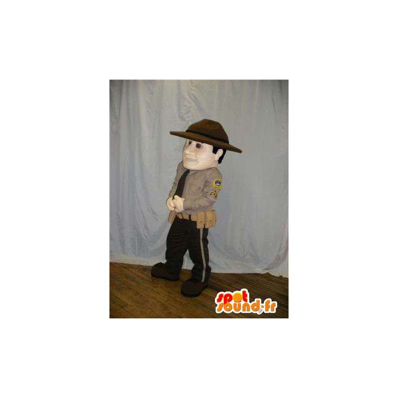 Fronteira guarda mascote. Costume guarda de fronteira - MASFR005840 - Mascotes homem